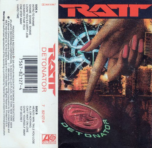 Ratt Detanator CASSETTE TAPE