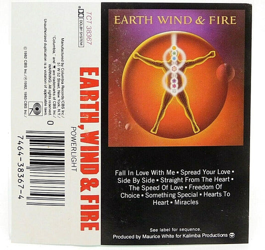 Earth Wind & Fire- Powerlight CASSETTE TAPE