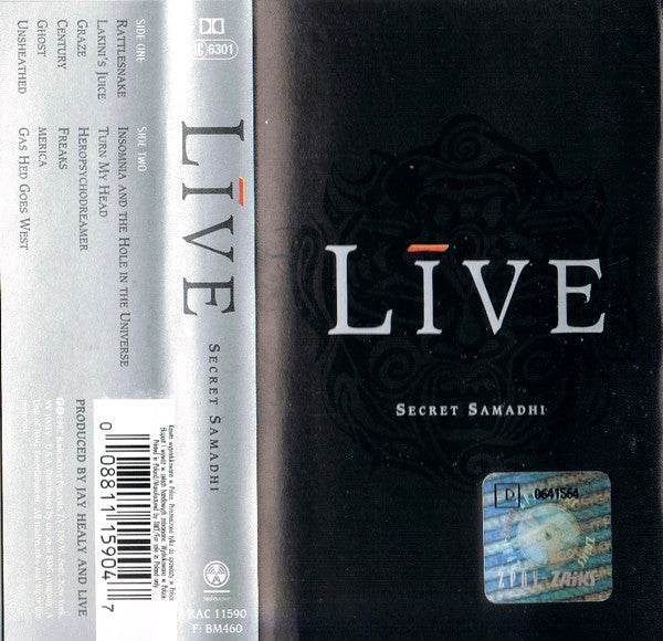 Live Secret Samadhi CASSETTE TAPE