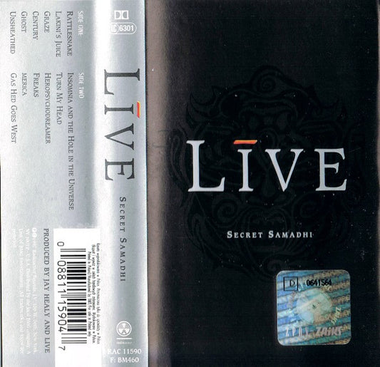 Live Secret Samadhi CASSETTE TAPE