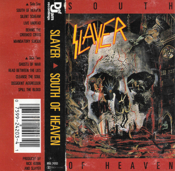 Slayer South Of Heaven (no insert)CASSETTE TAPE