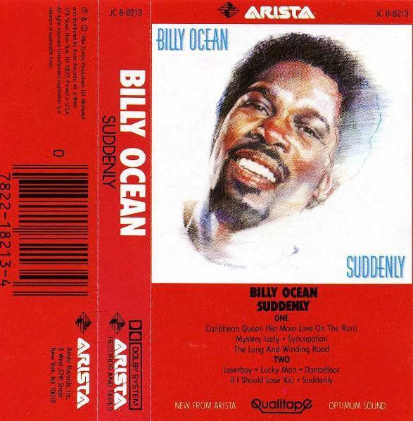 Billy Ocean Suddenly CASSETTE TAPE