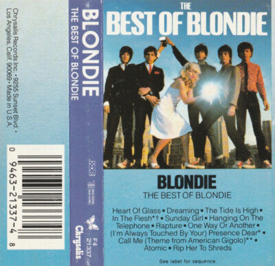 Blondie The Best Of Blondie CASSETTE TAPE