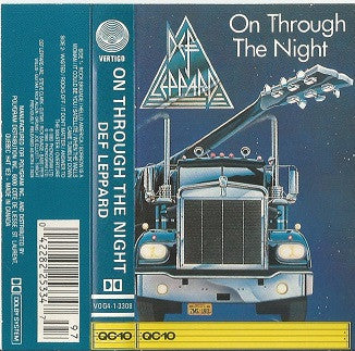 Def Leppard On Through The Night CASSETTE TAPE
