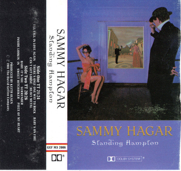 Sammy Hagar Standing Hampton CASSETTE TAPE