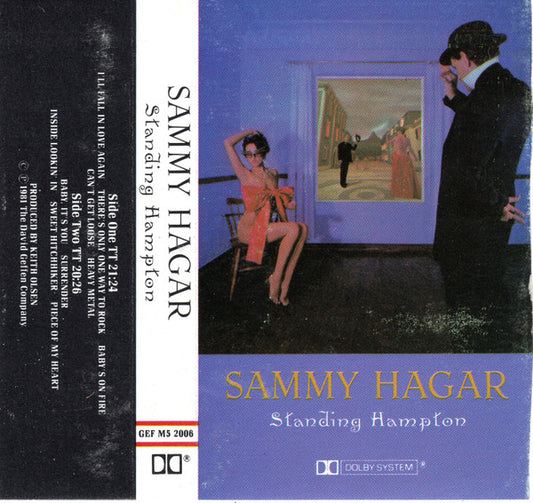 Sammy Hagar Standing Hampton CASSETTE TAPE