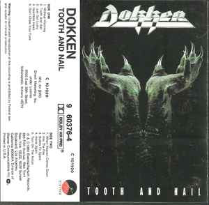 Dokken Tooth And Nail CASSETTE TAPE