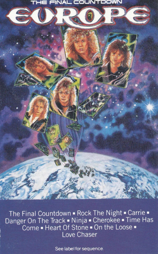 Europe The Final Countdown CASSETTE TAPE