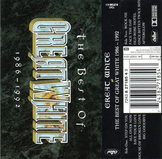 Great White The Best Of 86-92 CASSETTE TAPE