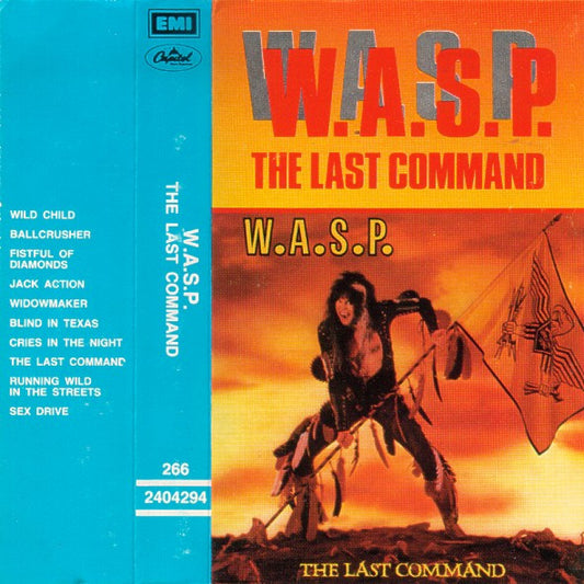 Wasp The Last Command CASSETTE TAPE