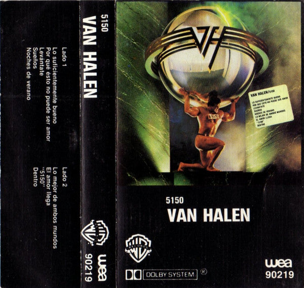 Van Halen 5150 CASSETTE TAPE