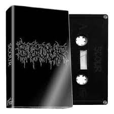 Scour Black EP White CASSETTE TAPE