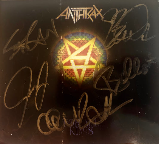Anthrax- For All Kings (Autographed) + Backstage Tour Pass CD