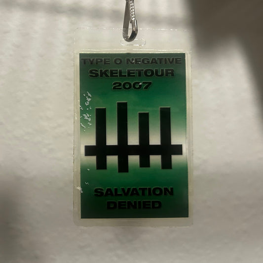 Type O Negative Skeletour 2007 Tour Laminate